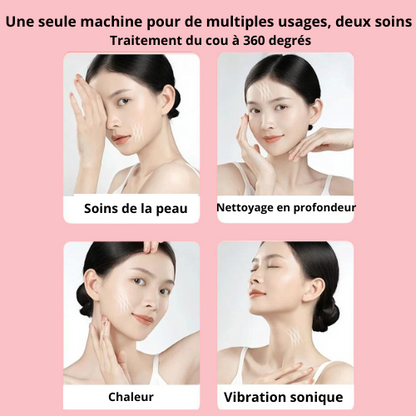 Appareil de Beauté pour le Soin du visage et du Cou sans fil